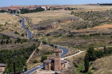 Segovia İspanya 'nın Alcazar' ından Vera Cruz Şapeli