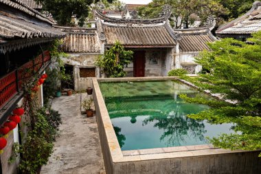 BANGKOK, THAILAND - 20 Mart 2025: Bangkok Tayland 'ın tarihi bölgesinde Heng Tai Evi