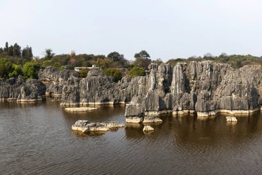 Yunnan bölgesindeki Shilin Taş Ormanı