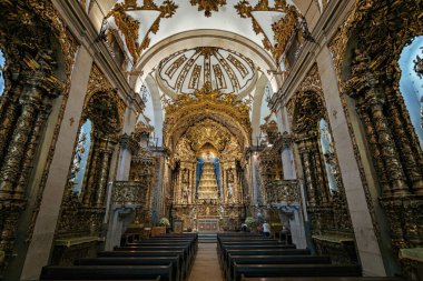 Portekiz, Porto 'daki Carmo Kilisesi (Igreja do Carmo) cephesinin iç detayları