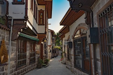 ANKARA, TURKEY - 15 Ağustos 2025: Ankara 'daki tarihi evler