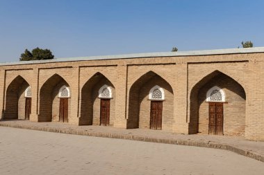 Hisor, Tacikistan 'daki Madrassa-i Kuhna' nın mimari detayları