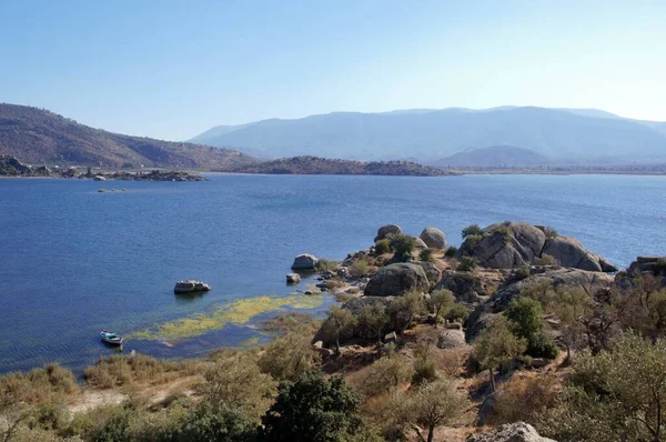 Türkiye Nin Mugla Ilinin Bafa Gölündeki Kapikiri Köyünde Antik Tahkimatlara — Stok fotoğraf
