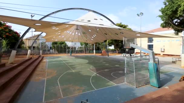 Vídeo Deportes Infantiles Parque Infantil Israel — Vídeos de Stock