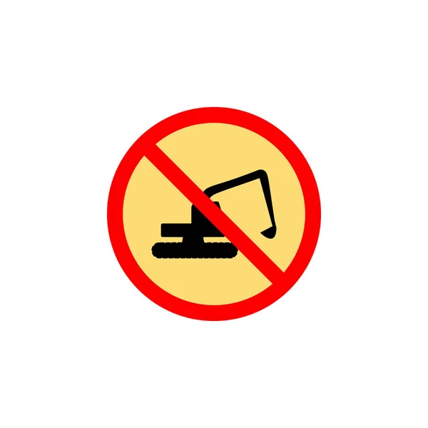 Ícone Caminhão Proibido Pode Ser Usado Para Web Logotipo Aplicativo — Vetor de Stock