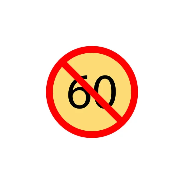 Запретная Скорость Значок Использован Веб Логотип Мобильное Приложение Пользовательский Интерфейс — стоковый вектор