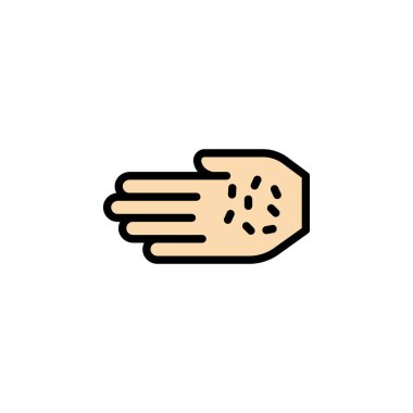 Tütün ve el yazısı ikonu. Sigara içme aktiviteleri illüstrasyon simgesi. İşaretler ve semboller ağ, logo, mobil uygulama, UI, UX renkli simge için kullanılabilir