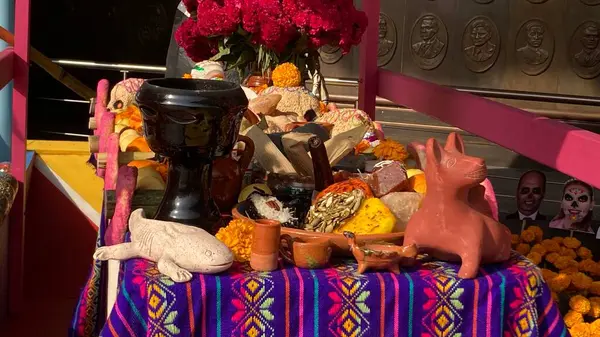 Ölüm Günü Geleneksel Sunak Meksika Muertos — Stok fotoğraf