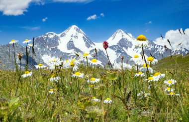 Göl ve mavi gökyüzü olan dağ manzarası. Ridder, Oskemen, VKO, Kazakistan, Kazakistan, KZ, Katonkaragay, Eastkazakistan, vko, ustkamenogorsk, oskemen, Oskemen, VKO, Ust - Kamenogorsk, SHKO, Kazakistan, Kazakistan, Kazakistan, KZ, Ridder,  