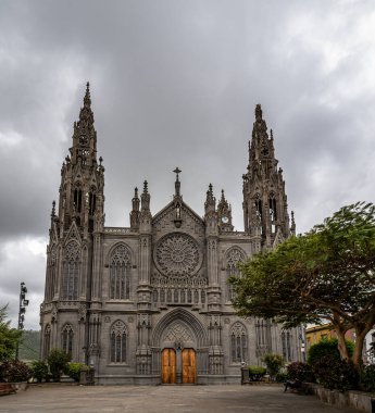 San Juan Bautista Church at Arucas, Gran Canaria Island, Canary Islands, Spain in Europe clipart