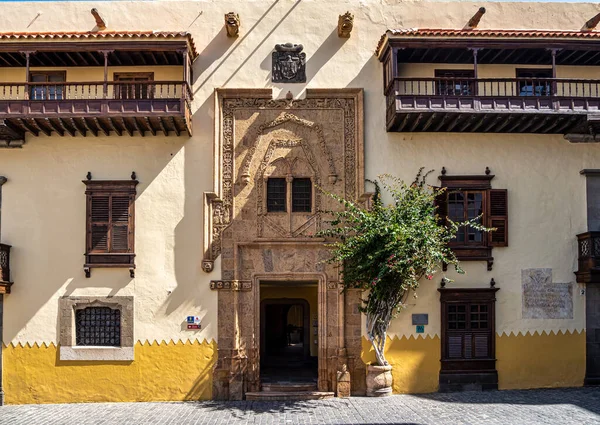 Historické Koloniální Muzeum Casa Colon Colombus House Las Palmas Gran — Stock fotografie
