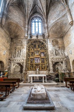 Interior of the Church of San Gil Abad at Burgos, Castilla-Leon, Spain in Europe