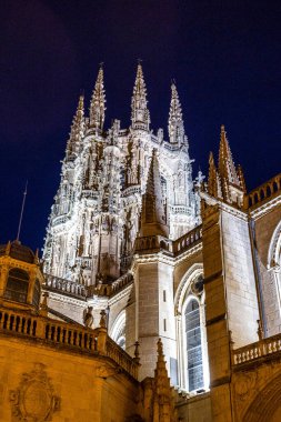The Burgos Cathedral in Castilla y Leon, Spain was declared Unesco World Heritage Site. Erected on top a Romanesque temple, the cathedral was built following a Norman French Gothic model.