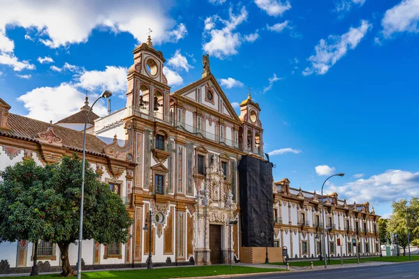 stock image Cordoba, Spain - November 03, 2022: Baroque Palacio de la Merced in Cordoba Plaza de Colon. Palacio de la Merced was built in XVIII century it was monastery of Mercedarian monks.