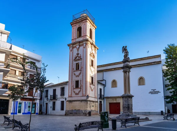 Cordoba Spain November 2022 Iglesia Santo Domingo Plaza Compania Square — стокове фото