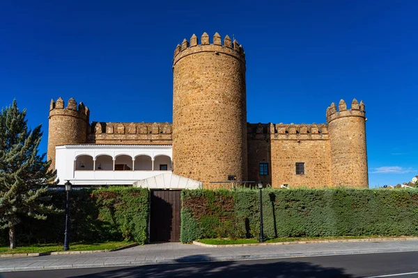 stock image Zafra, Spain - Nov 06, 2022: Castle of the Dukes of Feria, now a luxury hotel, National Parador in Zafra, province of Badajoz, Spain