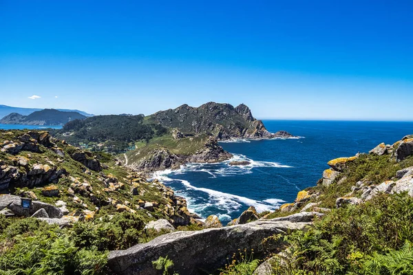 Cies Inseln Illas Cies Ist Ein Spanisches Archipel Der Vigo — Stockfoto