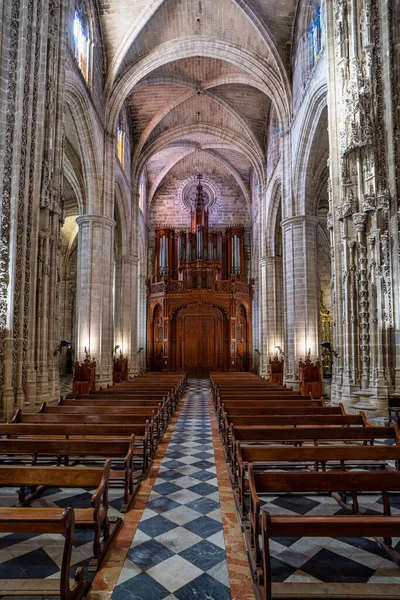 Jerez Frontera España 2022 Interior Iglesia San Miguel Casco Antiguo — Foto de Stock