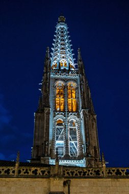The Burgos Cathedral in Castilla y Leon, Spain was declared Unesco World Heritage Site. Erected on top a Romanesque temple, the cathedral was built following a Norman French Gothic model.