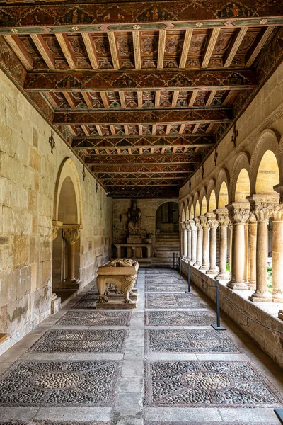 Cloister Santo Domingo Silos Abbey Burgos Spain Benedictine Monastery Masterpiece — Foto de Stock