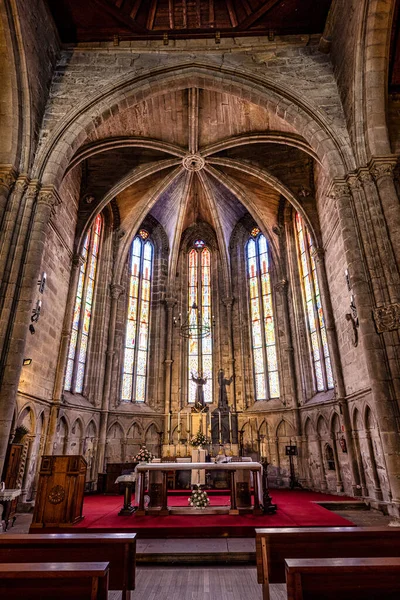 Interno Del Convento San Francisco Nel Centro Storico Pontevedra Galizia — Foto Stock