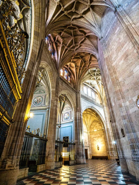 Interior Catedral Santa Maria Segovia Historic City Segovia Castilla Leon — Stock Photo, Image