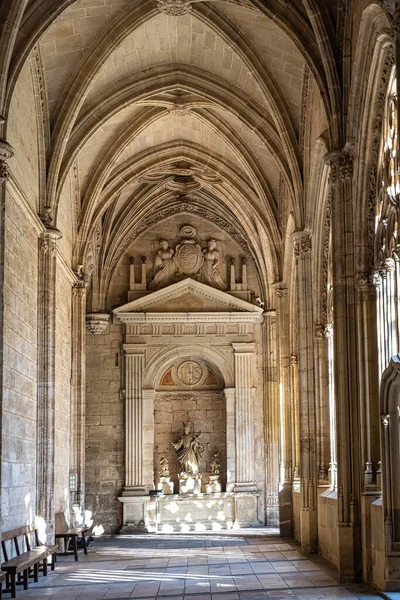 Interno Della Catedral Santa Maria Segovia Nella Storica Città Segovia — Foto Stock