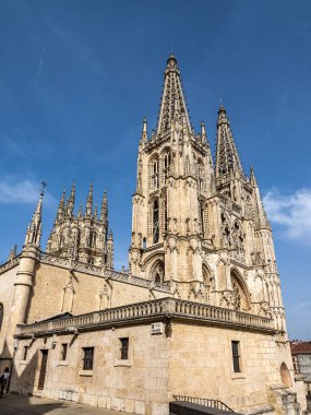 The Burgos Cathedral in Castilla y Leon, Spain was declared Unesco World Heritage Site. Erected on top a Romanesque temple, the cathedral was built following a Norman French Gothic model.