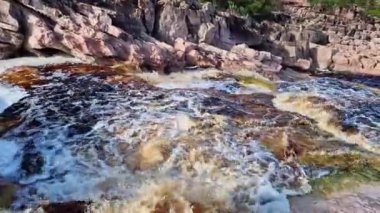 Roncador waterfall in the Pantanal Marimbus in Andarai, Chapada Diamantina in Bahia, Brazil