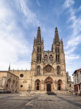 The Burgos Cathedral in Castilla y Leon, Spain was declared Unesco World Heritage Site. Erected on top a Romanesque temple, the cathedral was built following a Norman French Gothic model.