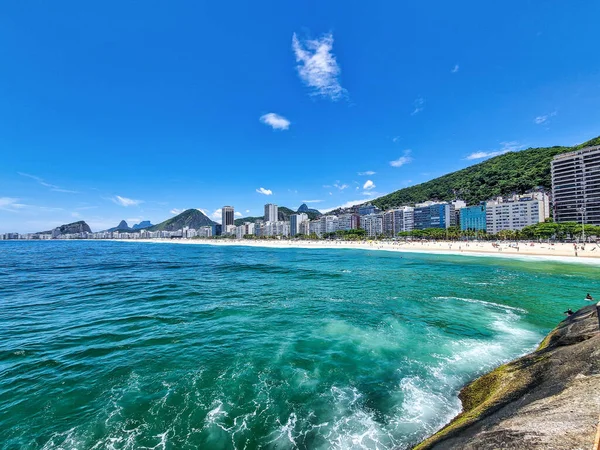 Copacabana Beach Rio Janeiro Brazil Copacabana Beach Most Famous Beach — Foto de Stock