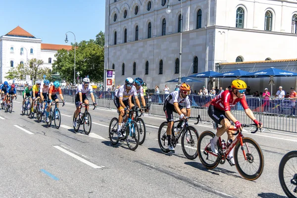 Munich Germany Aug 2022 Competitors European Championships 2022 Mens Cycling — Stok fotoğraf