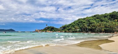 Aventureiro beach on big island Ilha Grande at Angra dos Reis, Rio de Janeiro, Brazil