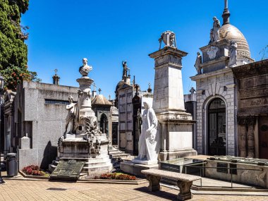La Recoleta Cemetery, Cementerio de la Recoleta, a cemetery located in the Recoleta neighbourhood of Buenos Aires, Argentina.