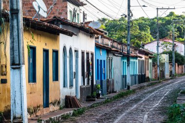 Town of Lencois is the starting point for trips and trekking in Chapada Diamantina Natural Park in Brazil. clipart