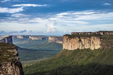 View from the top of the hill of the father inacio, morro do pai inacio, Chapada Diamantina, Bahia, Brazil in South America