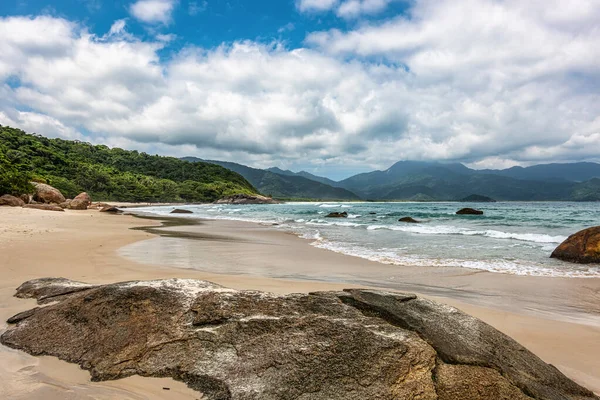 투레로 해변에 그란데의 안드라 브라질 리오데자네이로 — 스톡 사진