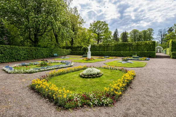 Rosyjski Ogród Zamku Belvedere Koło Weimaru Turyngia Niemcy Jest Elegancka — Zdjęcie stockowe