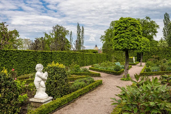 Rosyjski Ogród Zamku Belvedere Koło Weimaru Turyngia Niemcy Jest Elegancka — Zdjęcie stockowe
