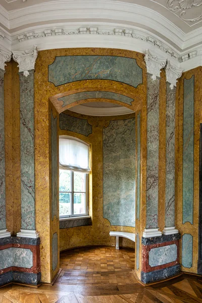 Interior Del Castillo Belvedere Cerca Weimar Turingia Alemania Una Elegante —  Fotos de Stock