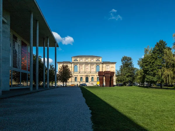 Вид Исторический Дворец Музей Пинакотека Мюнхене Бавария Германия — стоковое фото
