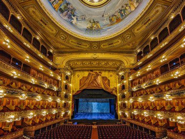Teatro Colon, Colon Theater, dünyanın en iyi opera salonlarından biri, Buenos Aires 'in kültürel ikonu, 1857' de Buenos Aires, Arjantin 'de açıldı.