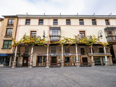 Aranda de Duero, İspanya - 16 Haziran 2023: Aranda de Duero, İspanya 'nın Burgos eyaletinin Ribera del Duero şehrinin başkentidir.