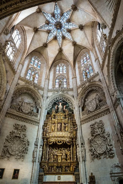 Burgos Spagna Giugno 2023 Interno Della Cattedrale Burgos Castilla Leon — Foto Stock