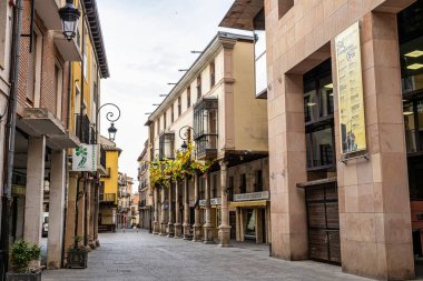 Aranda de Duero, İspanya - 16 Haziran 2023: Aranda de Duero, İspanya 'nın Burgos eyaletinin Ribera del Duero şehrinin başkentidir.