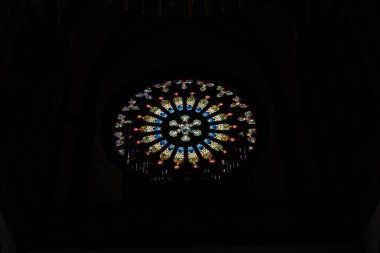 Gran Canaria, İspanya - 25 Şubat 2023: Arucas 'taki San Juan Bautista Kilisesi, Gran Kanarya Adası, İspanya, Avrupa