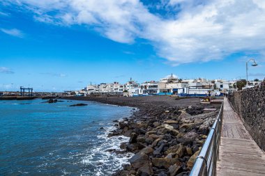 Gran Canaria, İspanya - 26 Şubat 2023: Puerto de Las Nieves, Gran Kanarya, İspanya.
