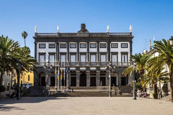 Las Palmas España Febrero 2023 Ayuntamiento Viejo Vegueta Las Palmas —  Fotos de Stock