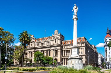 Palacio de Justicia 'nın dışı, Adalet Sarayı, Corte Suprema de la Nacion, Arjantin, Buenos Aires' in yüksek mahkemesi..