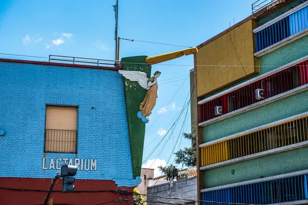 Barevné Budovy Ulici Caminito Sousedství Boca Buenos Aires Argentina Byla — Stock fotografie